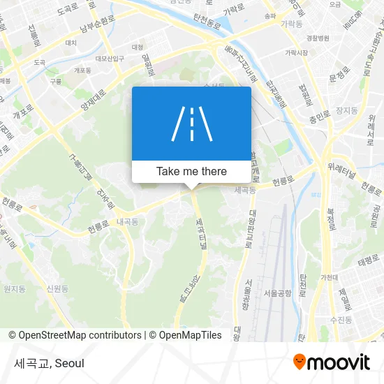 세곡교 map