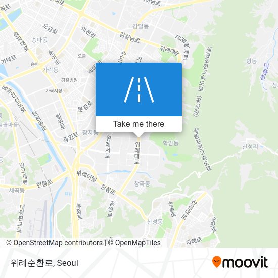 위례순환로 map