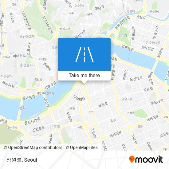 잠원로 map
