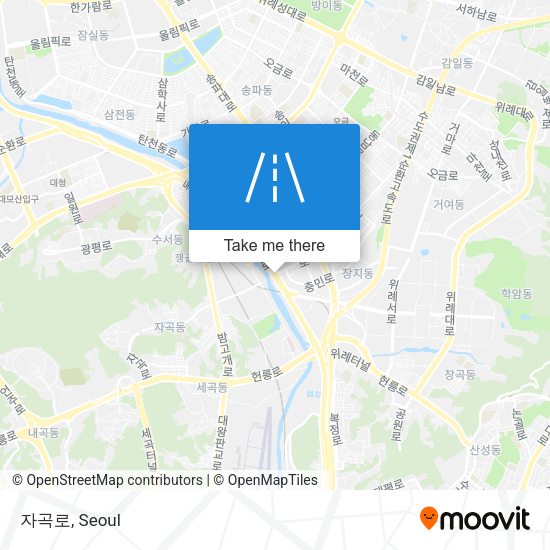 자곡로 map