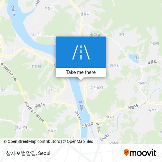 상자포벌말길 map