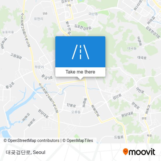 대곶검단로 map