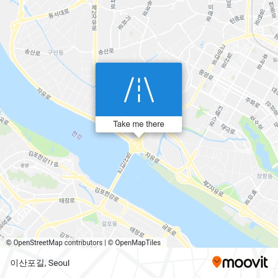 이산포길 map