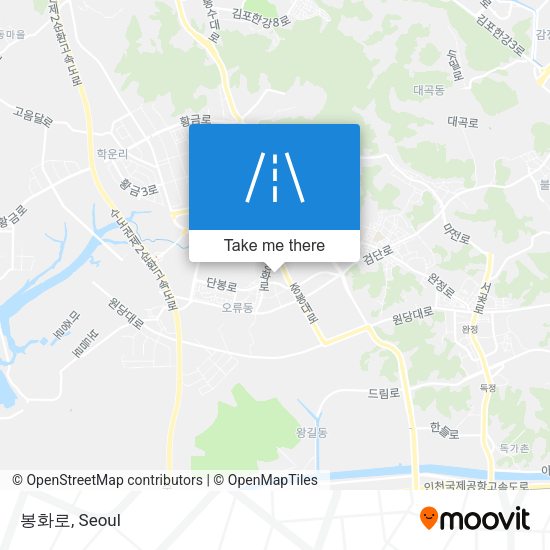봉화로 map