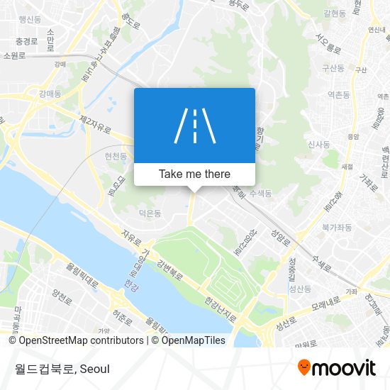 월드컵북로 map