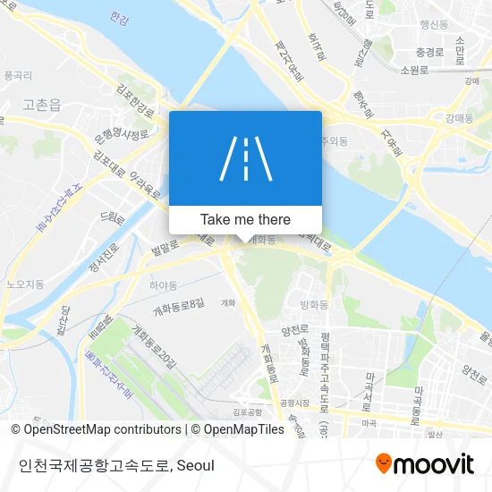 인천국제공항고속도로 map