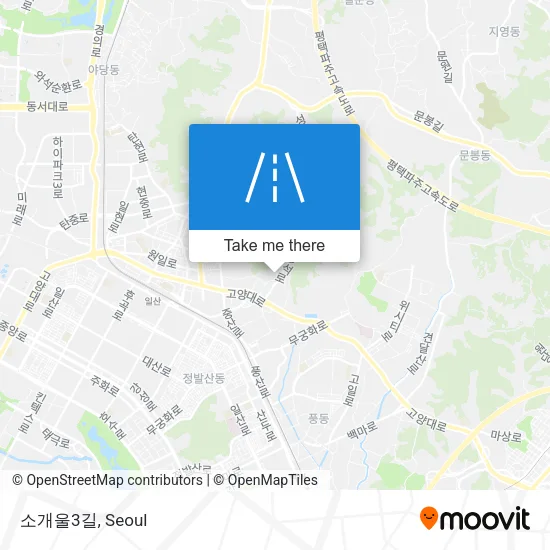소개울3길 map