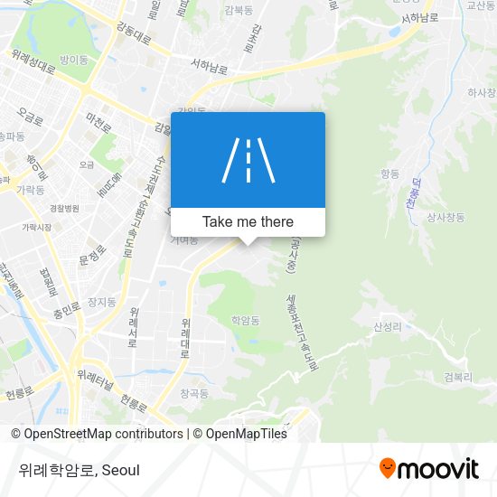 위례학암로 map