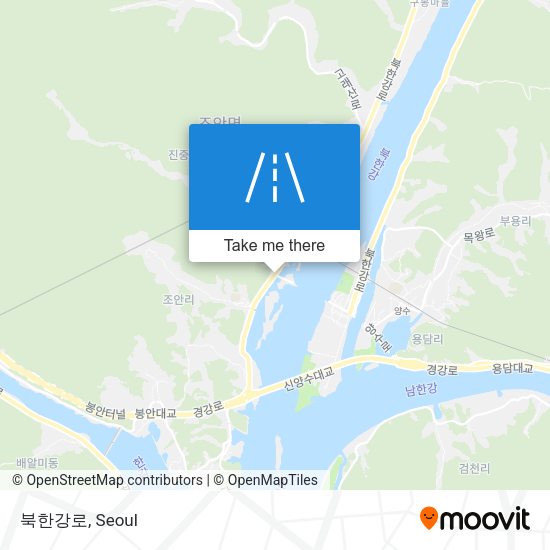 북한강로 map