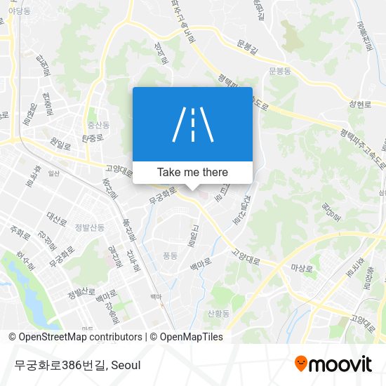 무궁화로386번길 map