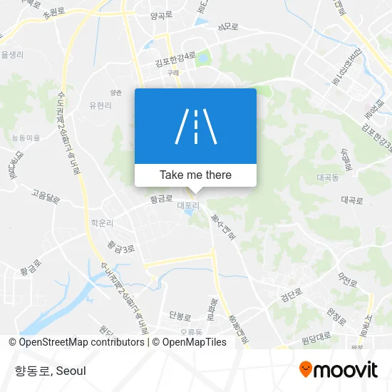 향동로 map