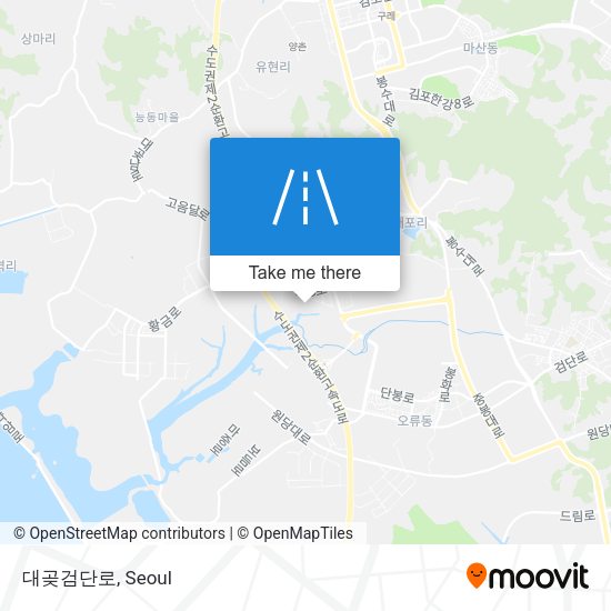 대곶검단로 map