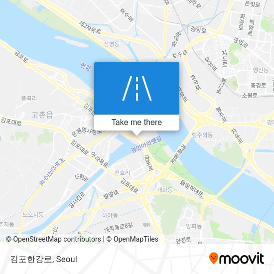 김포한강로 map