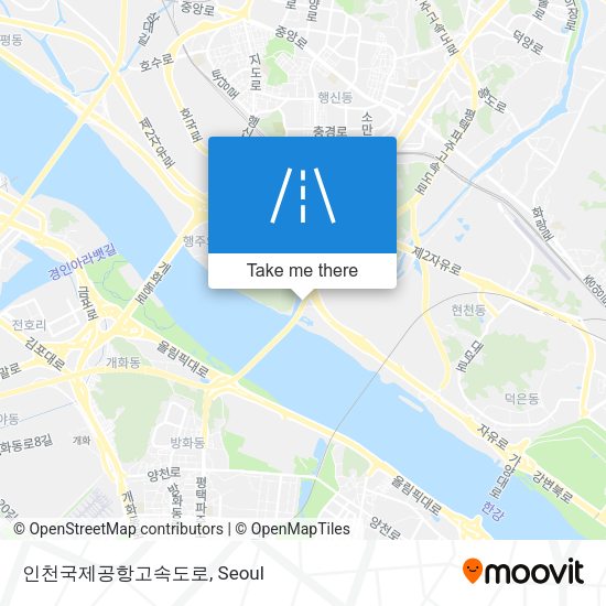 인천국제공항고속도로 map
