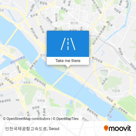 인천국제공항고속도로 map