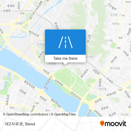 제2자유로 map