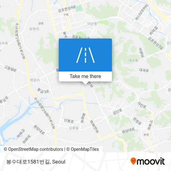 봉수대로1581번길 map