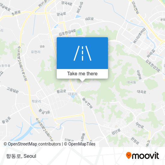 향동로 map