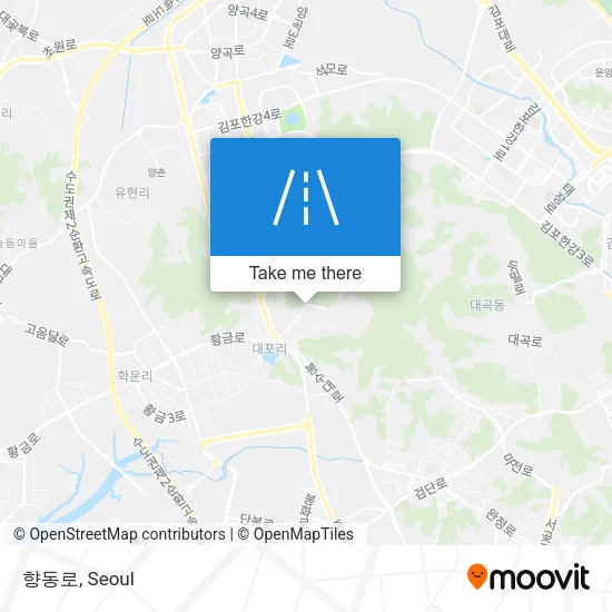 향동로 map