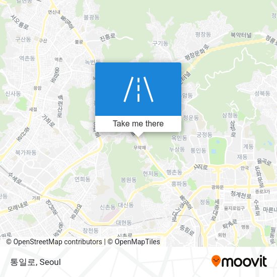 통일로 map