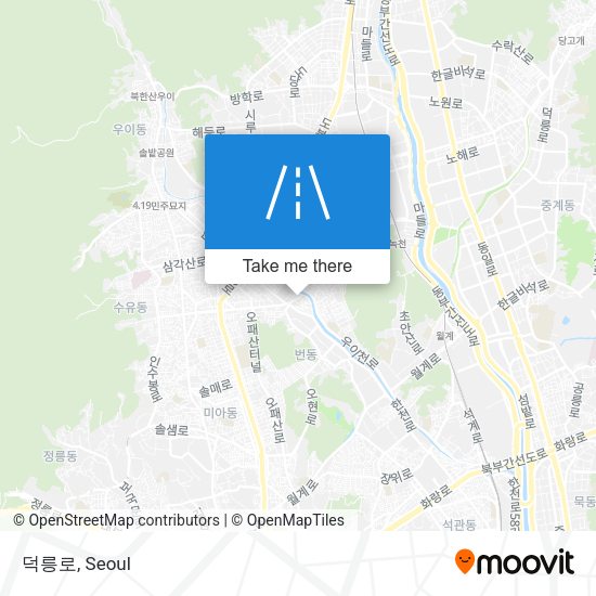 덕릉로 map