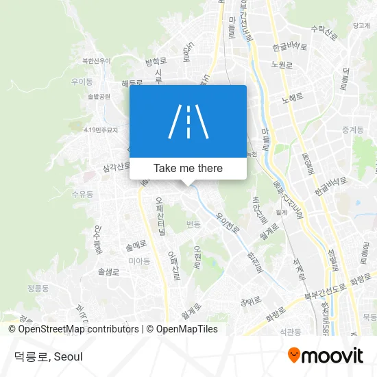 덕릉로 map