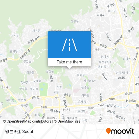 명륜9길 map