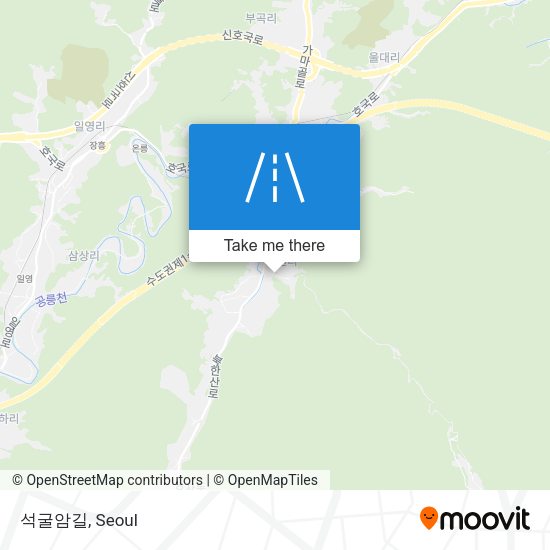 석굴암길 map