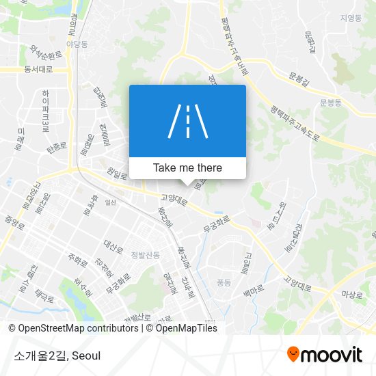 소개울2길 map