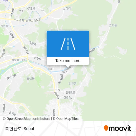 북한산로 map