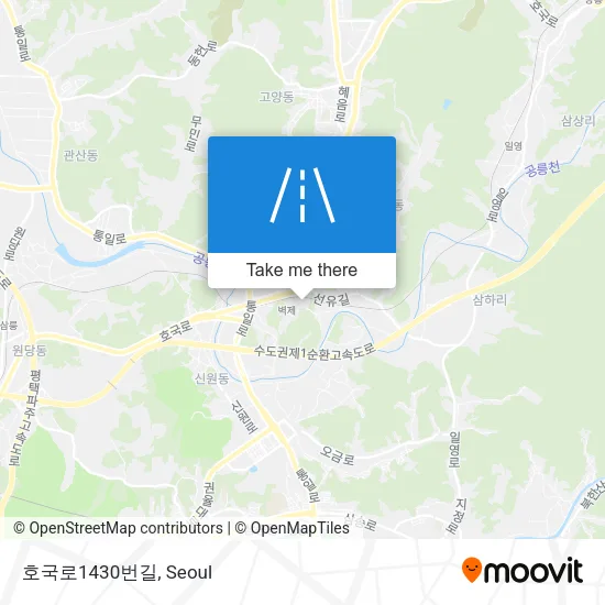 호국로1430번길 map