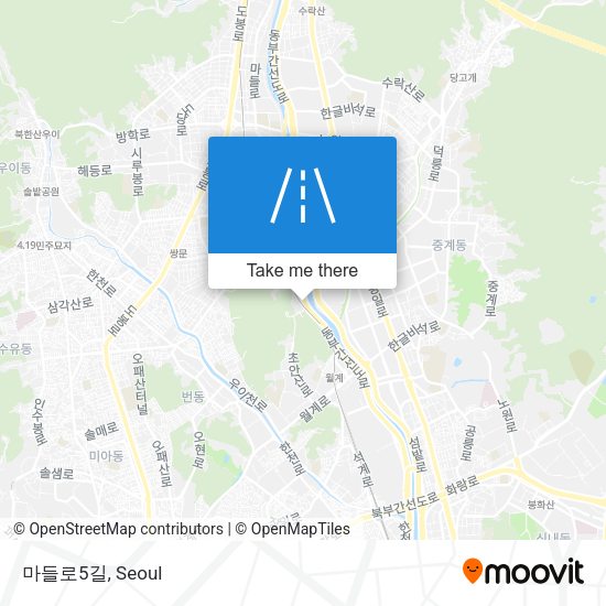 마들로5길 map