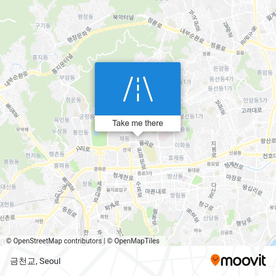 금천교 map