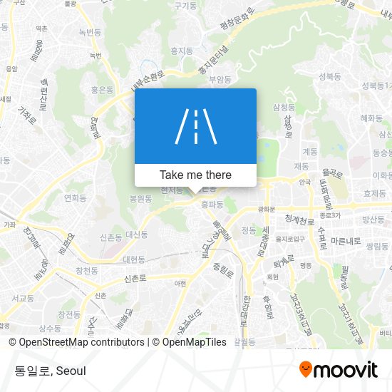 통일로 map