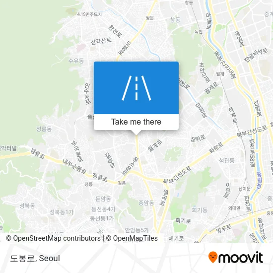 도봉로 map