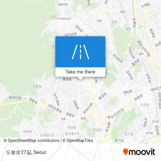 도봉로27길 map