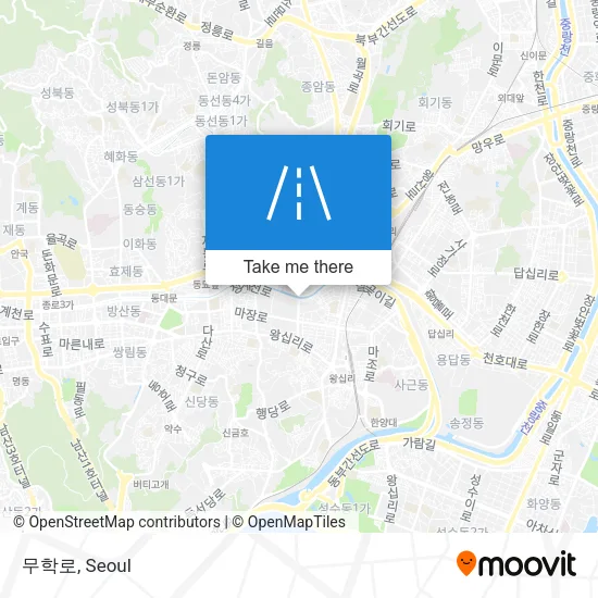 무학로 map