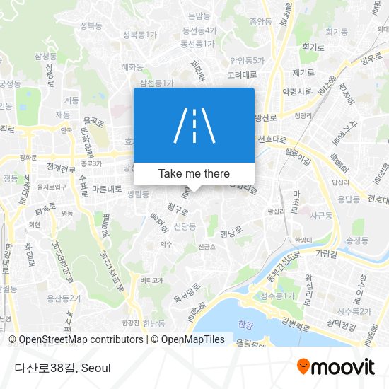 다산로38길 map