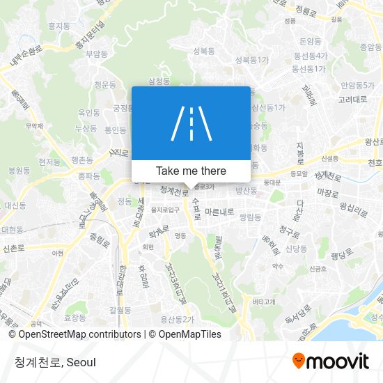 청계천로 map