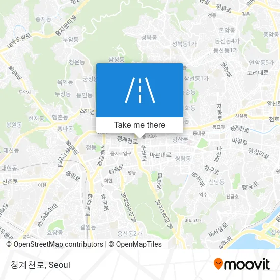 청계천로 map