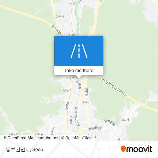 동부간선로 map