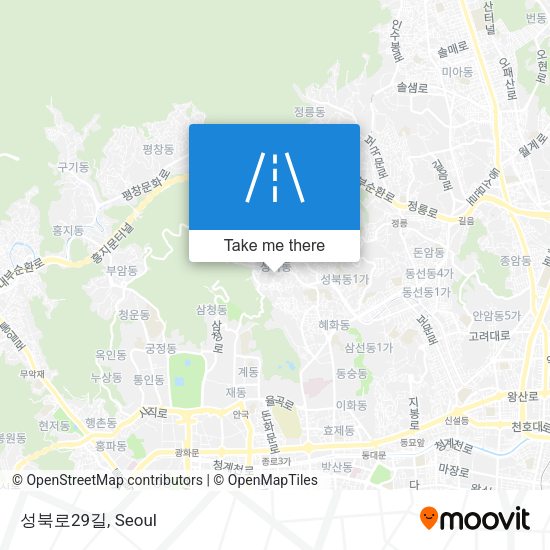 성북로29길 map