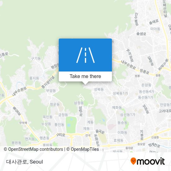 대사관로 map
