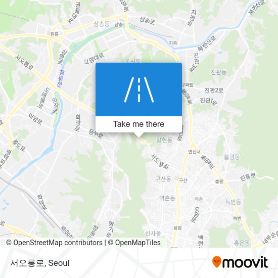서오릉로 map