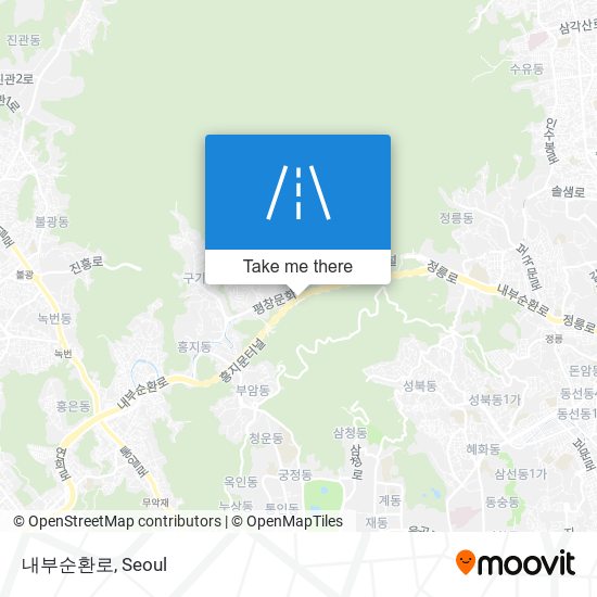 내부순환로 map