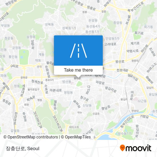 장충단로 map