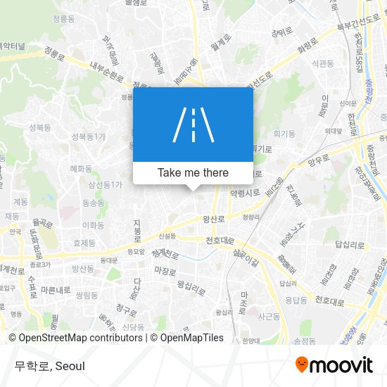 무학로 map