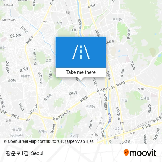 광운로1길 map