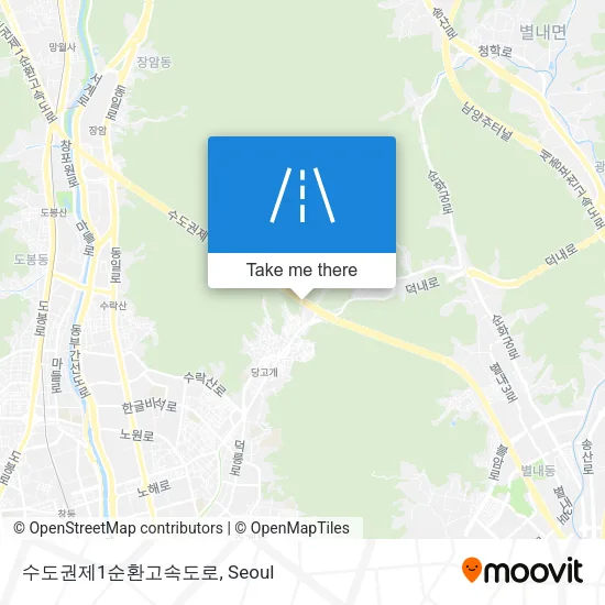 수도권제1순환고속도로 map