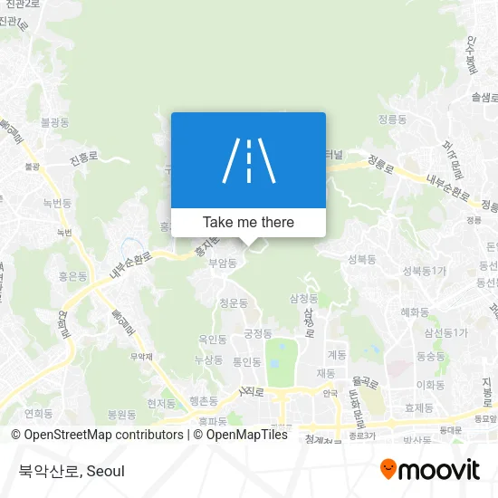 북악산로 map